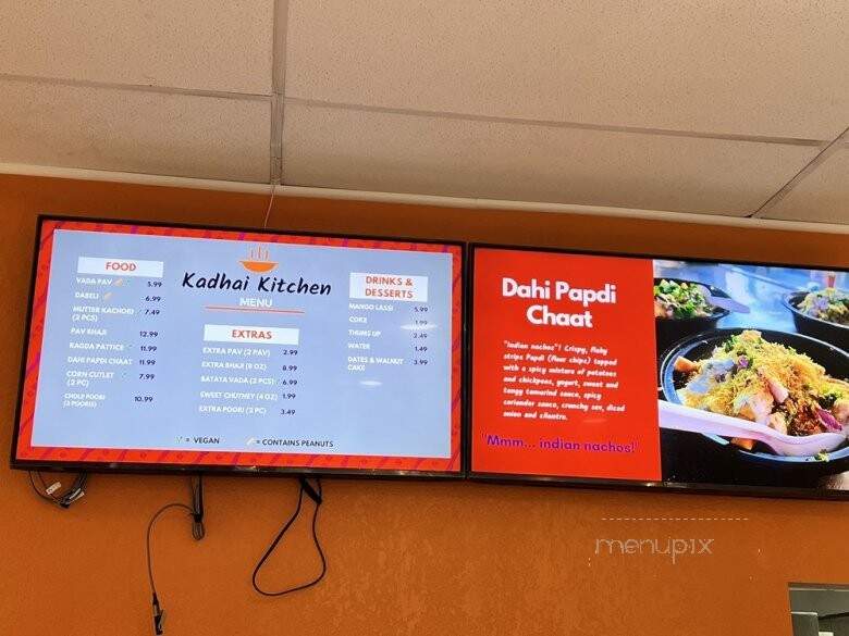 Kadhai Kitchen - San Jose, CA menu_pic