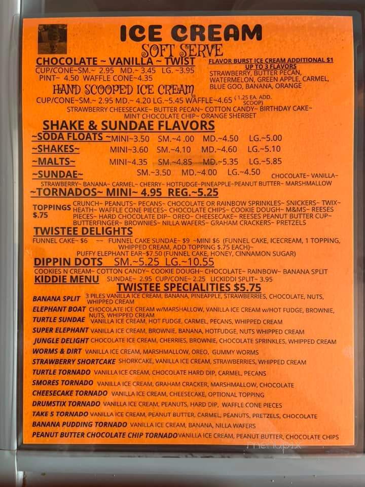 Twistee Treat Diner - Livingston, IL menu_pic