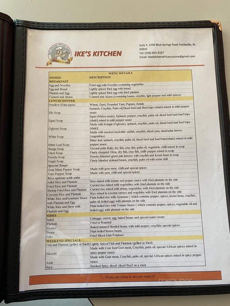 Ike's Kitchen - Huntsville, AL