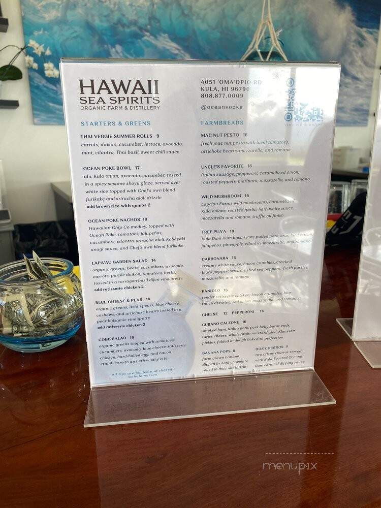 Cafe at the Point by Hawaii Sea Spirits - Kula, HI