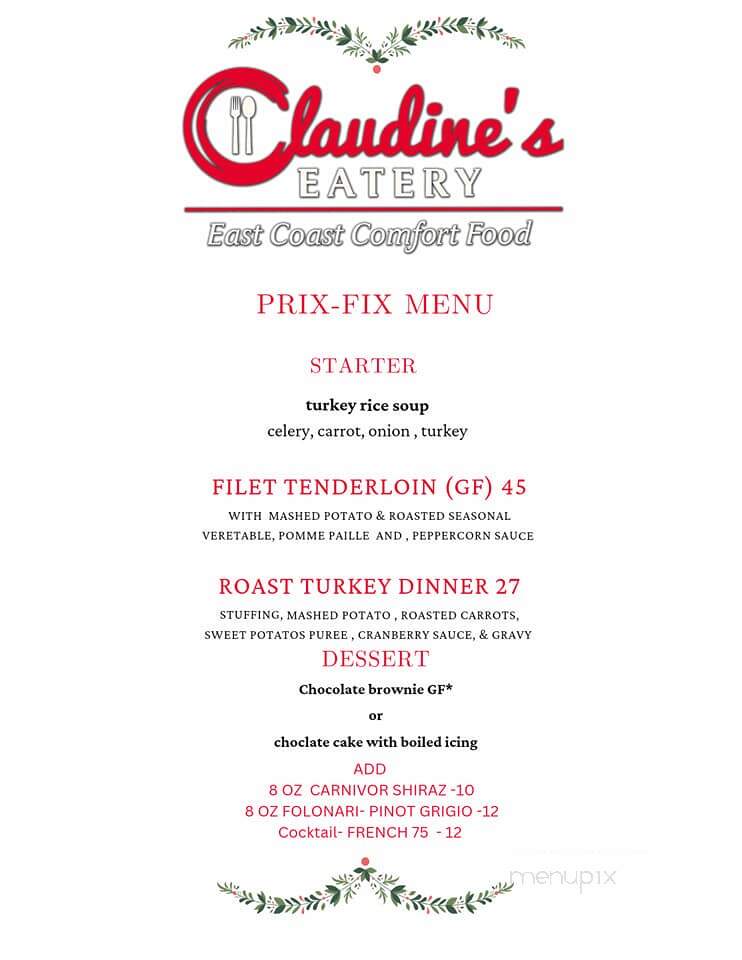 Claudine's Eatery - Fredericton, NB