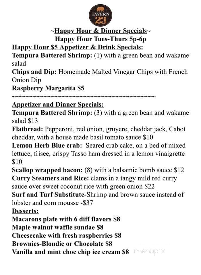 Tavern 23 - Windham, NY