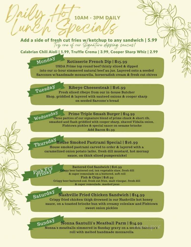 Haddon Culinary - Collingswood, NJ menu_pic