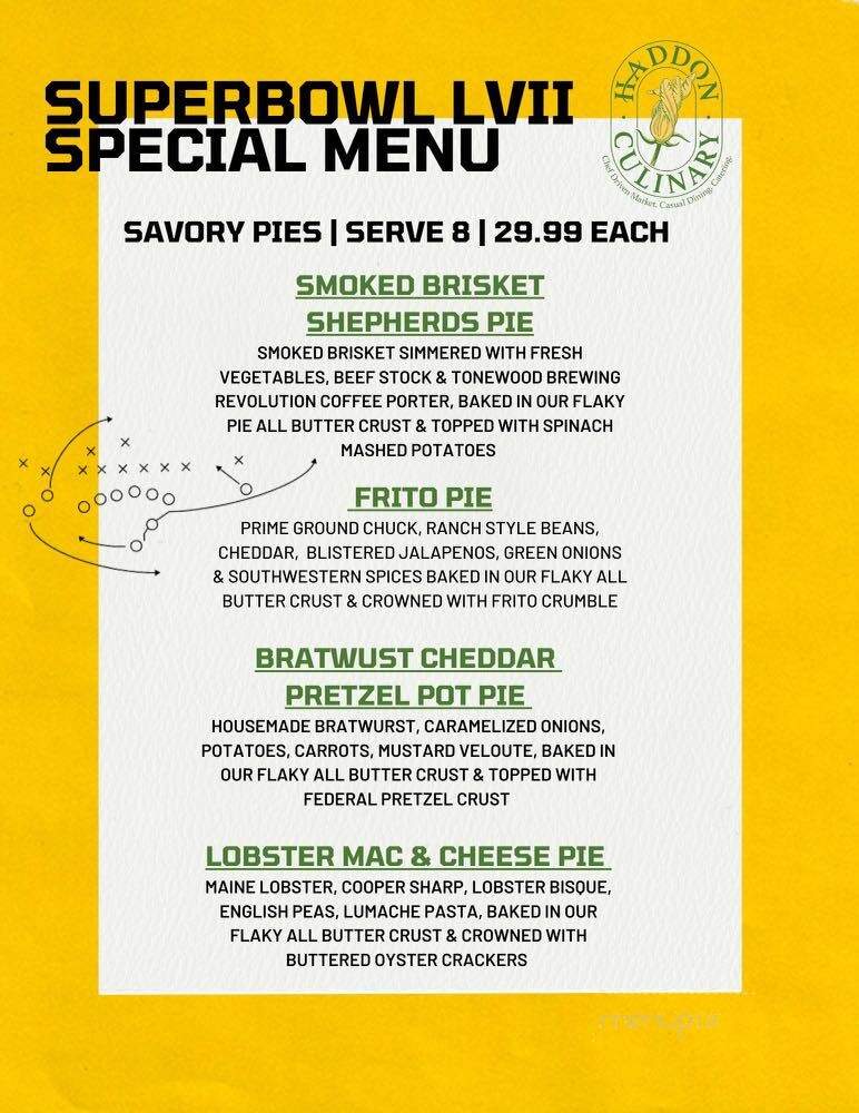 Haddon Culinary - Collingswood, NJ menu_pic