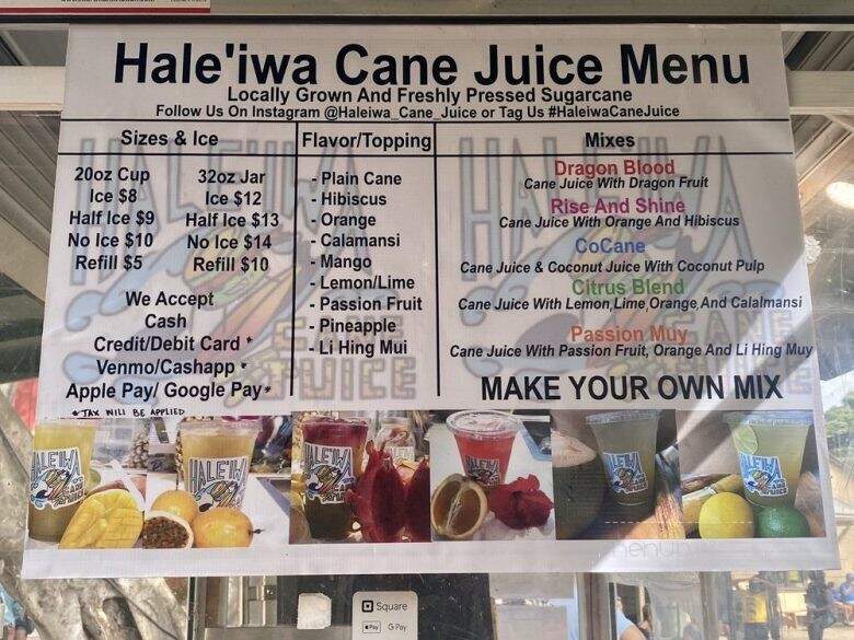 Haleiwa Cane Juice - Haleiwa, HI