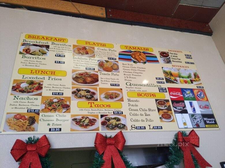 Juani's Kitchen - Albuquerque, NM menu_pic