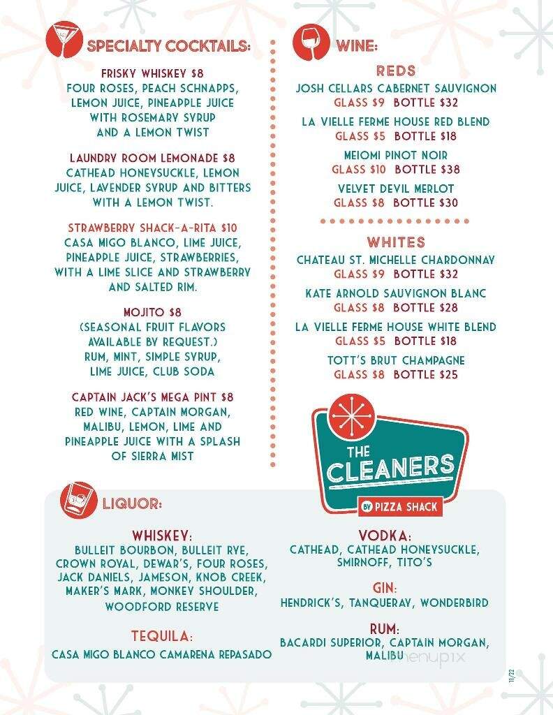 The Cleaners by Pizza Shack - Brandon, MS menu_pic
