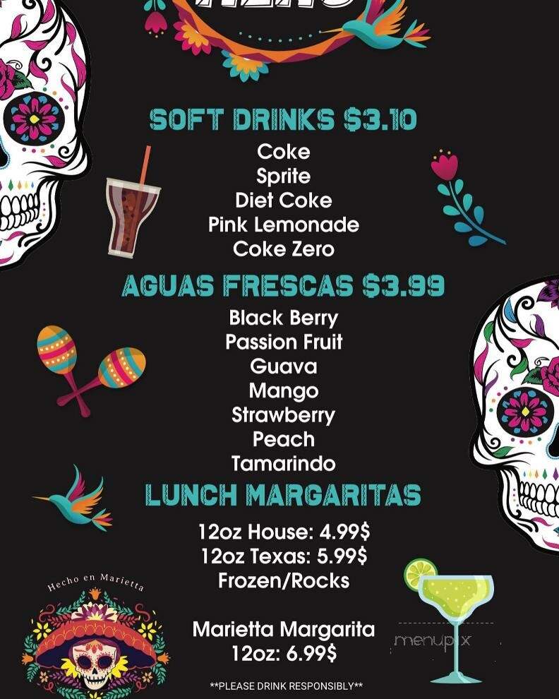Mamitaco - Marietta, GA menu_pic