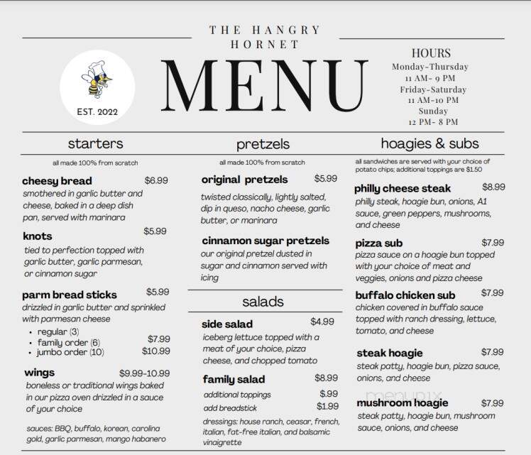 The Hangry Hornet Pizza Co. - Monroe, OH