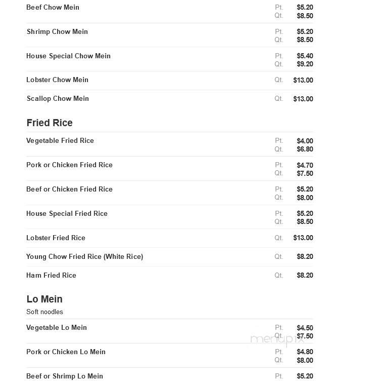 Joyful House - Plainfield, CT menu_pic