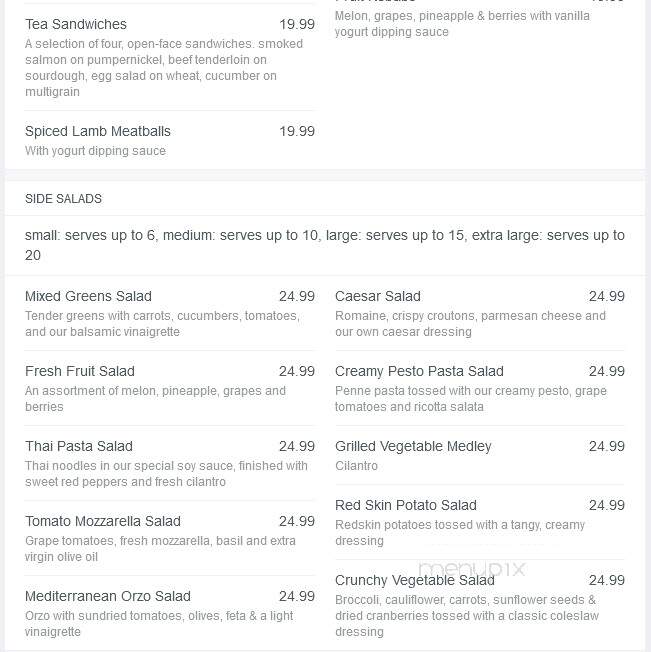 Balducci's Food Lover's Market - Mclean, VA menu_pic