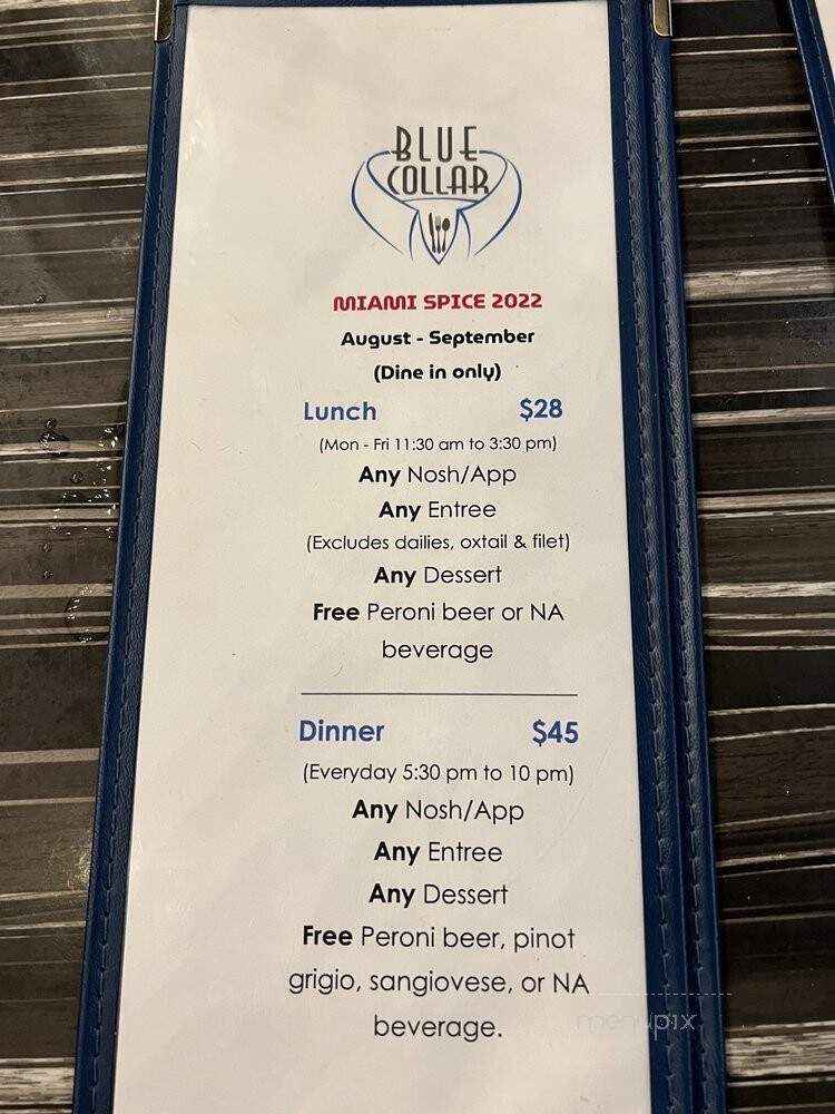 Blue Collar Restaurant - Miami, FL