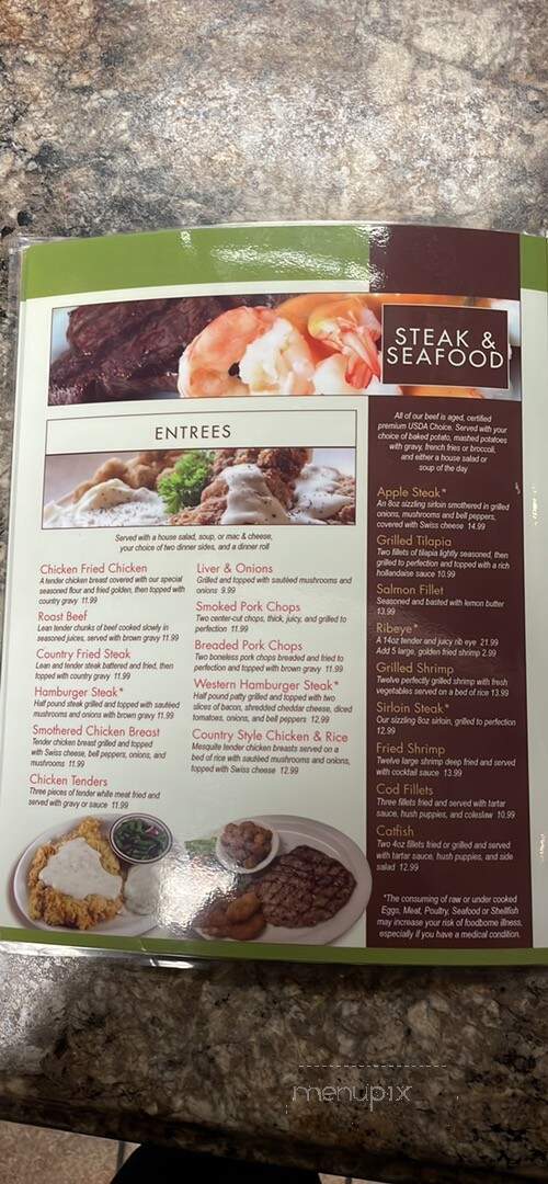 Apple Barrel Cafe - Broken Arrow, OK menu_pic