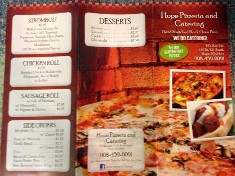 Hope Pizzeria - Hope, NJ
