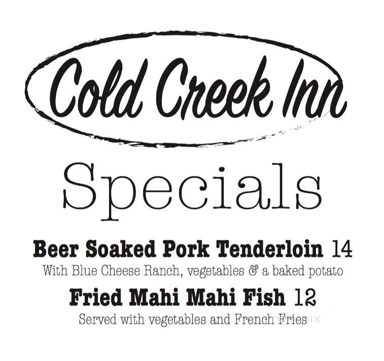 Cold Creek Inn - Beulah, MI