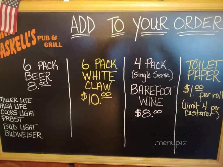 Danny Haskell's - Muskego, WI menu_pic