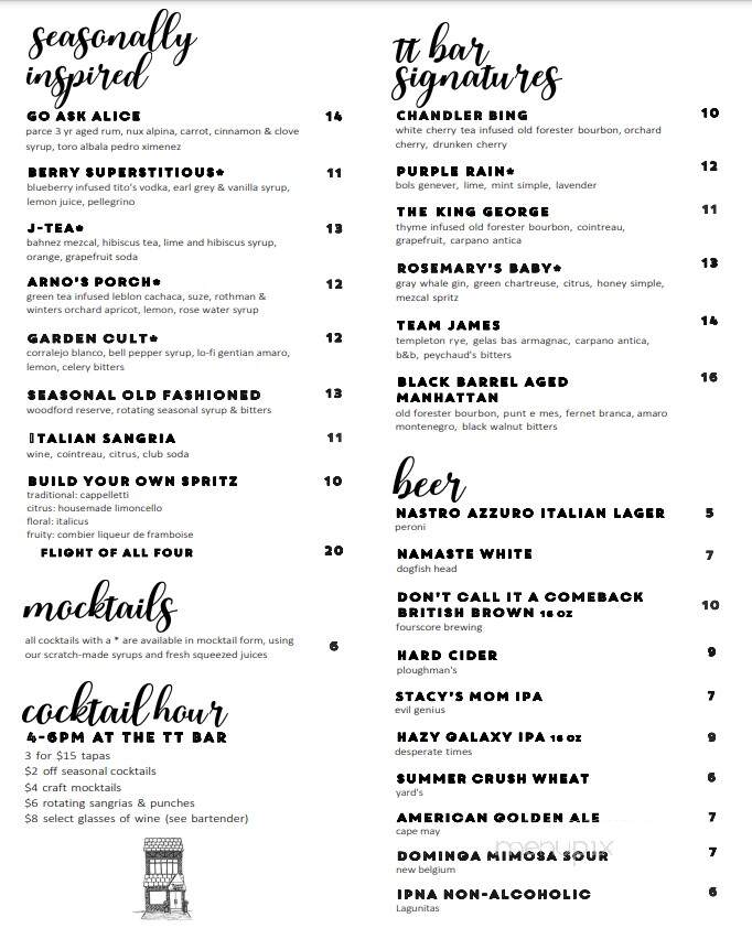 Tutoni's - York, PA menu_pic