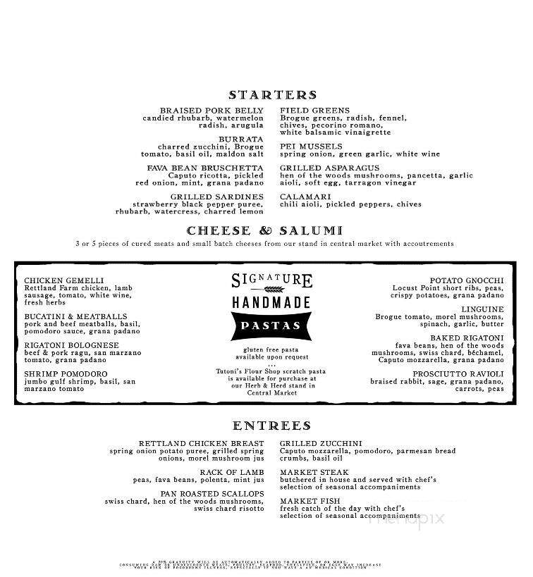 Tutoni's - York, PA menu_pic