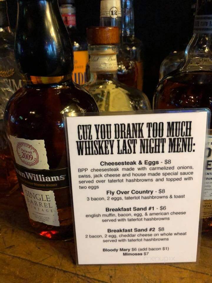 Brooklyn Park Pub - Portland, OR menu_pic