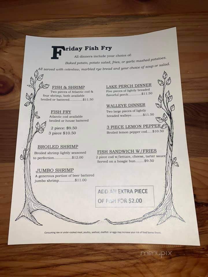 Lindsey Bar & Grill - Marshfield, WI menu_pic