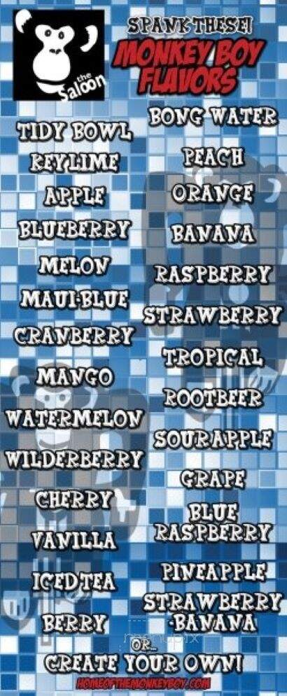 Saloon - State College, PA menu_pic