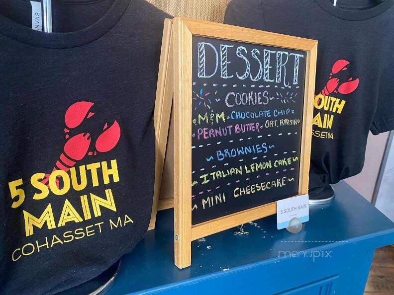 5 South Main - Cohasset, MA menu_pic