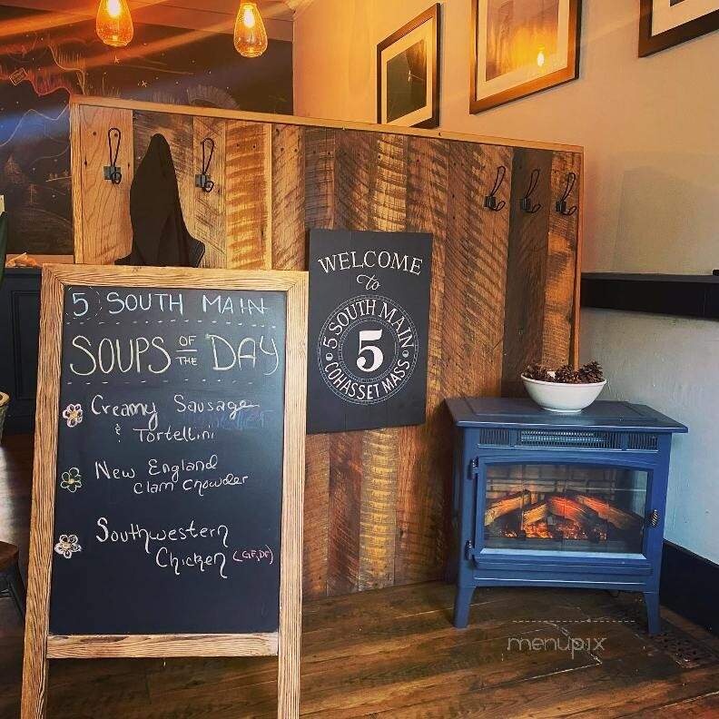 5 South Main - Cohasset, MA menu_pic