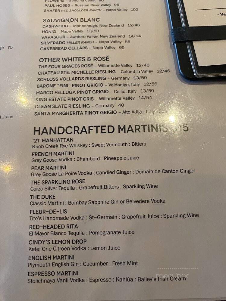 J. Alexander's - Boca Raton, FL menu_pic