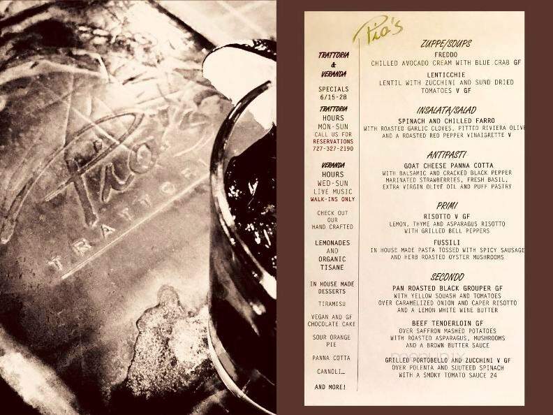 Pia's - Gulfport, FL menu_pic