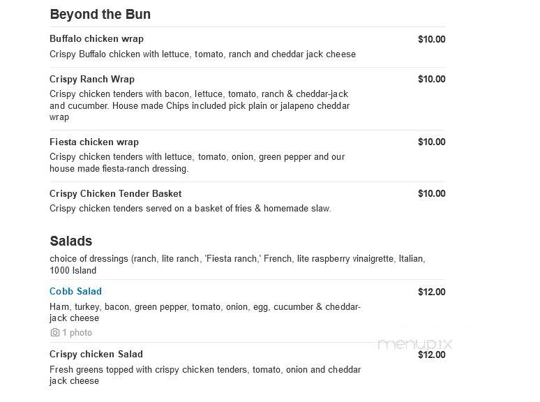 Murphy's Family Restaurant - Allendale, MI menu_pic