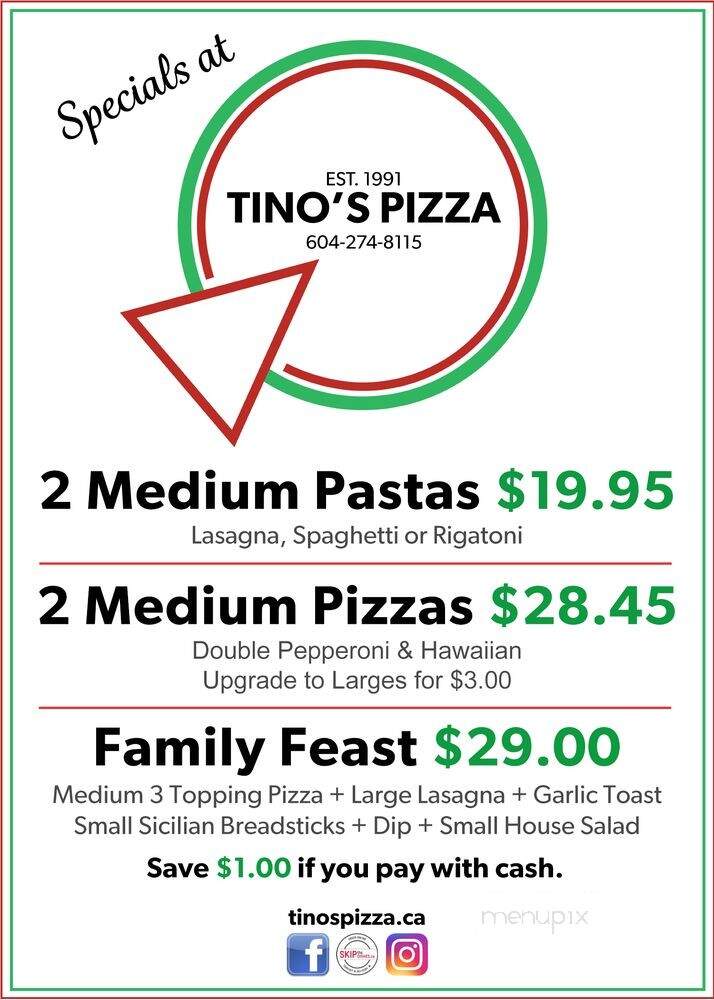 Tino's Pizza - Richmond, BC