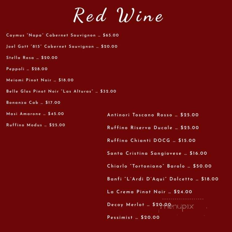 Mosca's Restaurant - Avondale, LA menu_pic