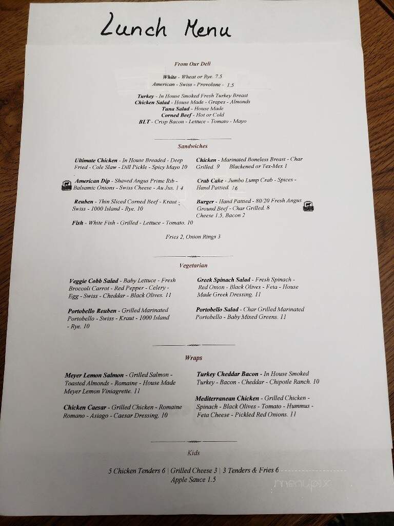 City Lights - Cumberland, MD menu_pic