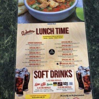 El Sombrero - Flowery Branch, GA menu_pic