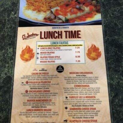 El Sombrero - Flowery Branch, GA menu_pic
