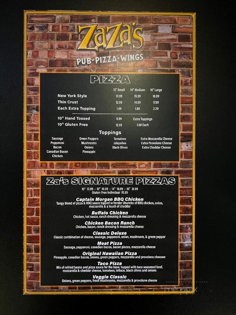 Zaza's Pub & Pizzeria - Winona, MN