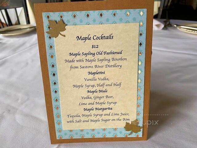 Chesterfield Inn - West Chesterfield, NH menu_pic