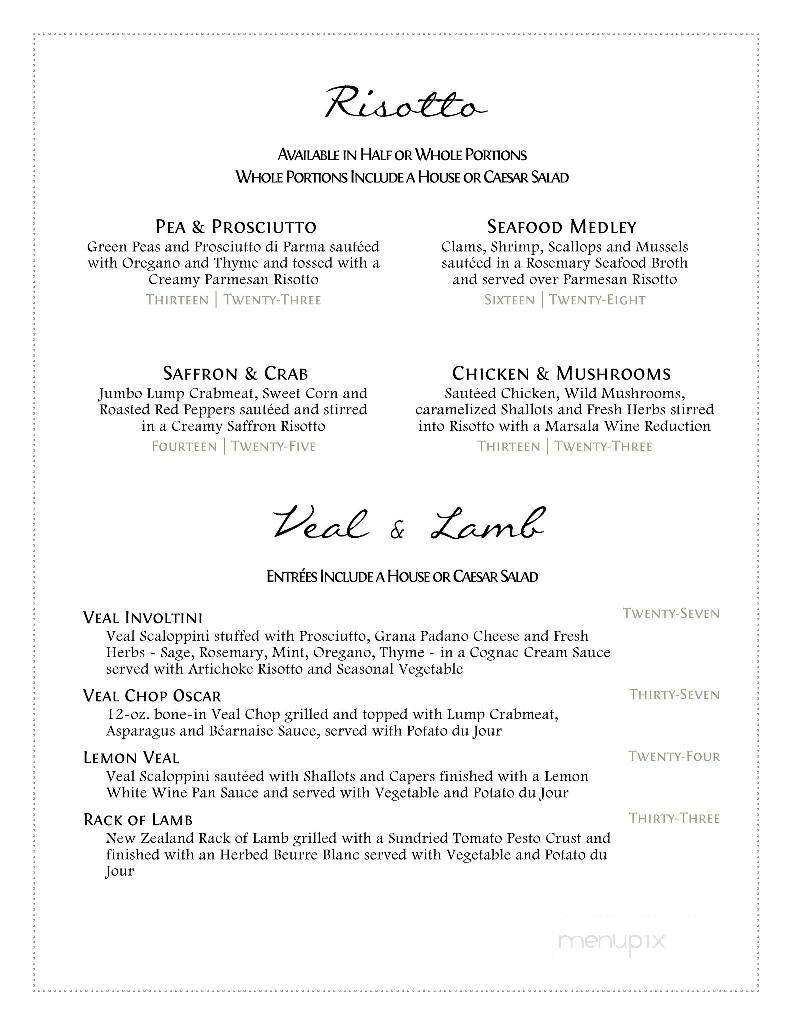 Winfield's Restaurant - Millville, NJ menu_pic