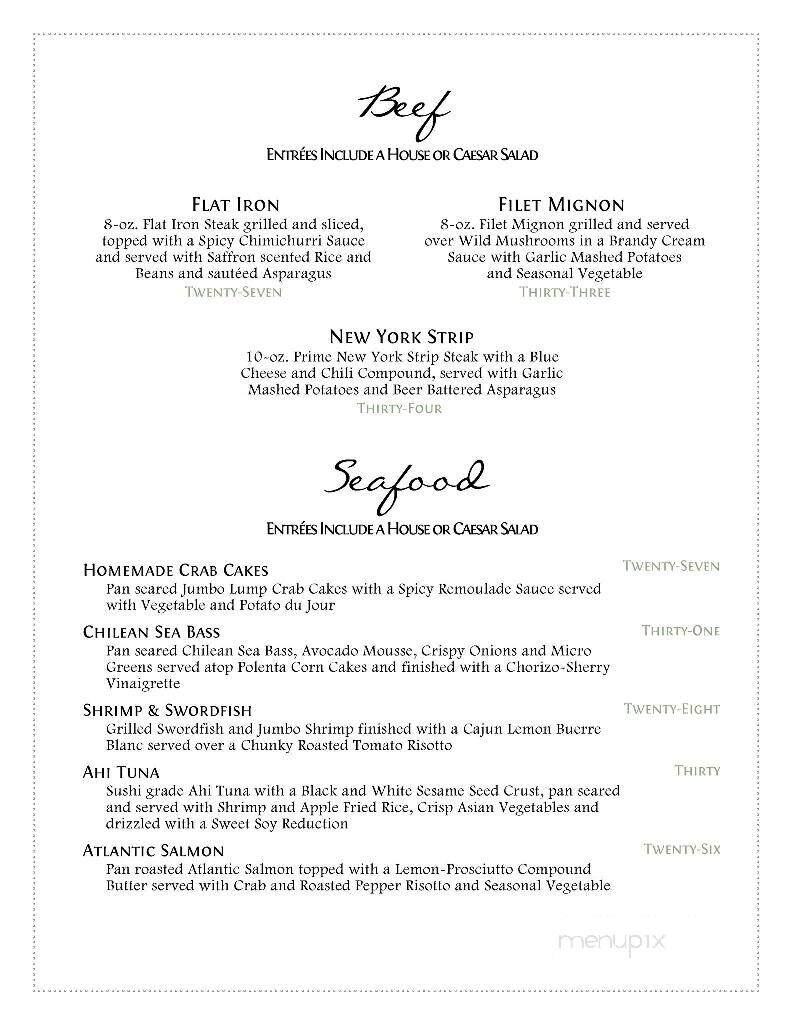 Winfield's Restaurant - Millville, NJ menu_pic
