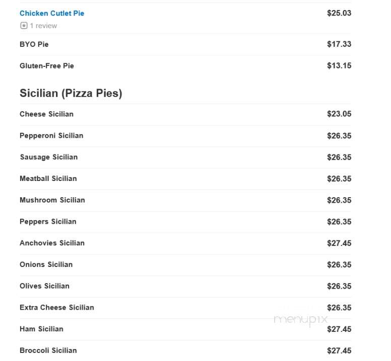 Mario's Famous Pizza - Bloomfield, NJ menu_pic