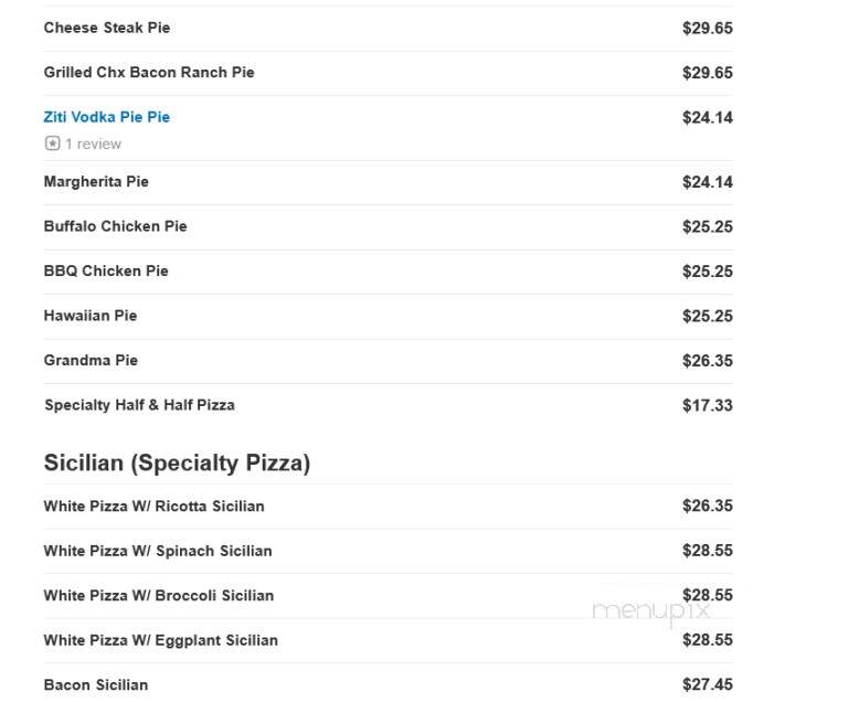 Mario's Famous Pizza - Bloomfield, NJ menu_pic