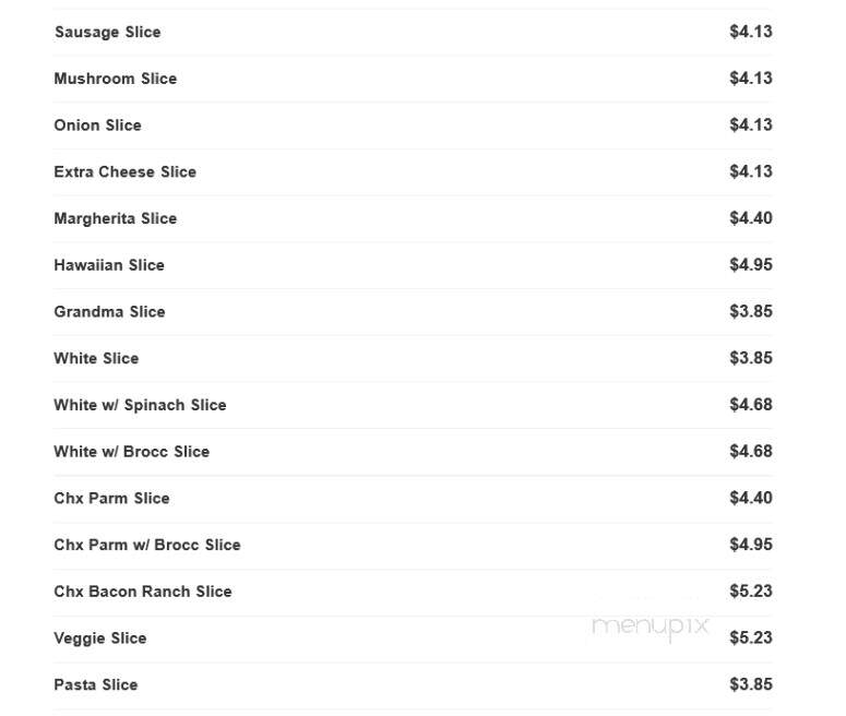 Mario's Famous Pizza - Bloomfield, NJ menu_pic