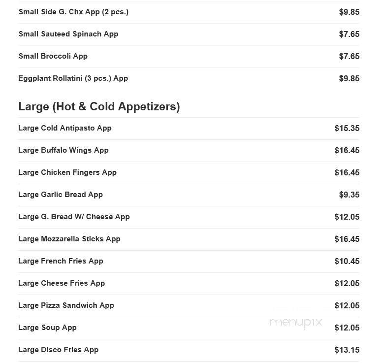 Mario's Famous Pizza - Bloomfield, NJ menu_pic