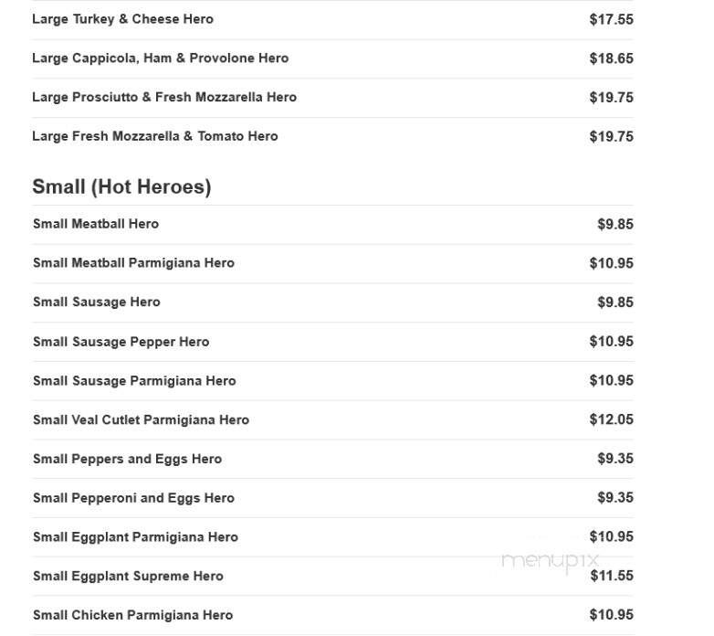 Mario's Famous Pizza - Bloomfield, NJ menu_pic