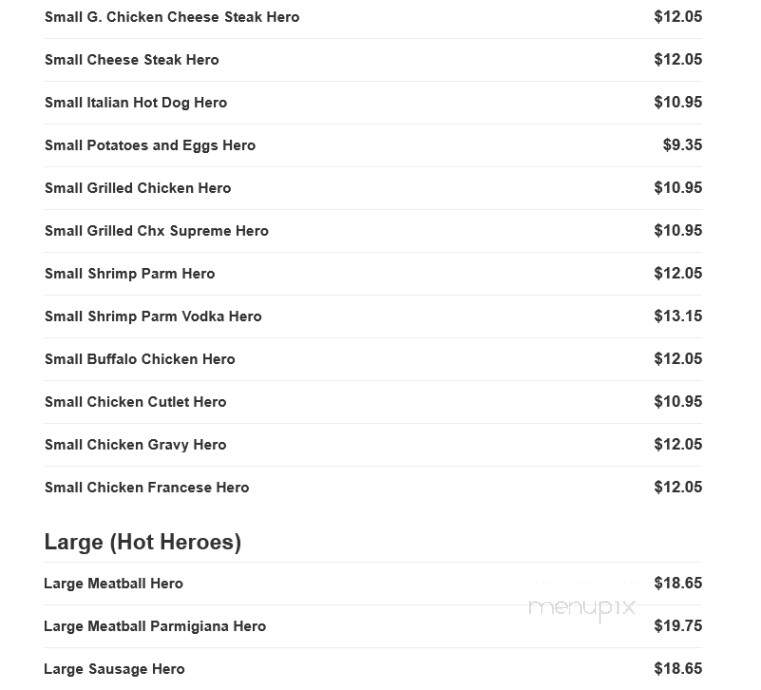 Mario's Famous Pizza - Bloomfield, NJ menu_pic