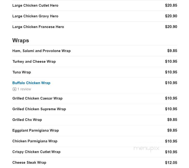 Mario's Famous Pizza - Bloomfield, NJ menu_pic
