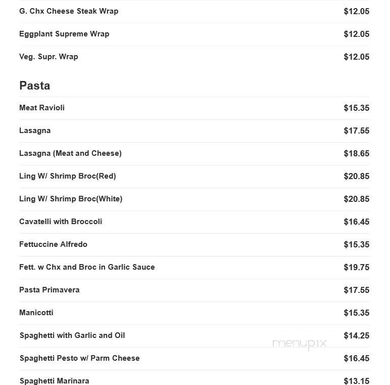 Mario's Famous Pizza - Bloomfield, NJ menu_pic