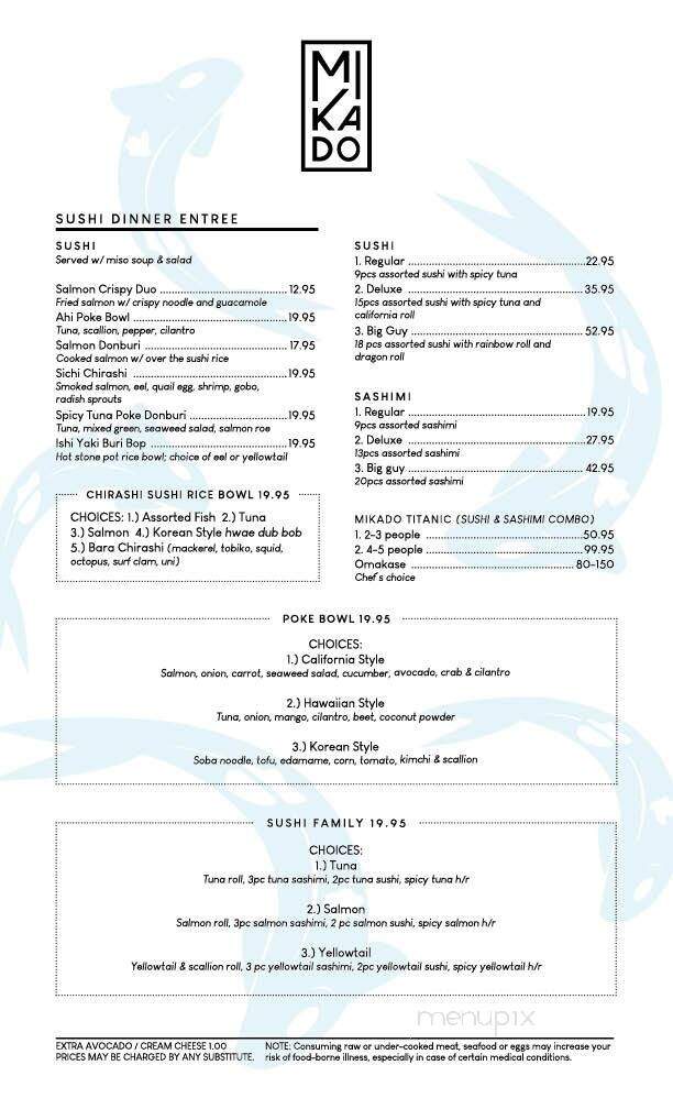 Mikado Restaurant - Glens Falls, NY menu_pic