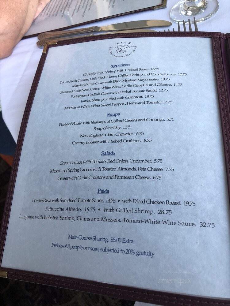 Pier 95 Restaurant & Marina - Freeport, NY menu_pic