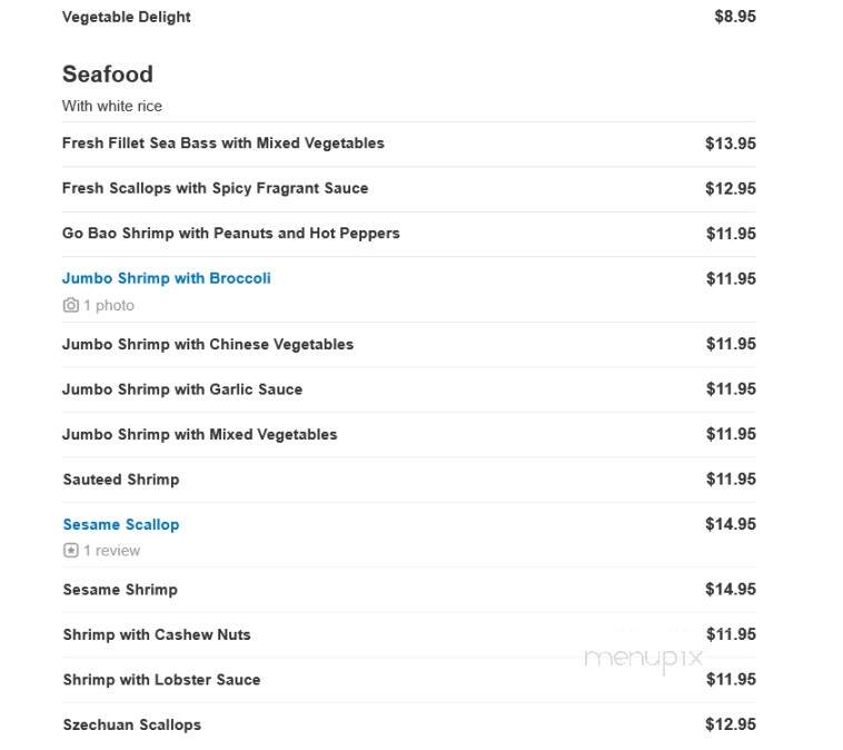 China Garden Inn Restaurant IV - Willow Grove, PA menu_pic
